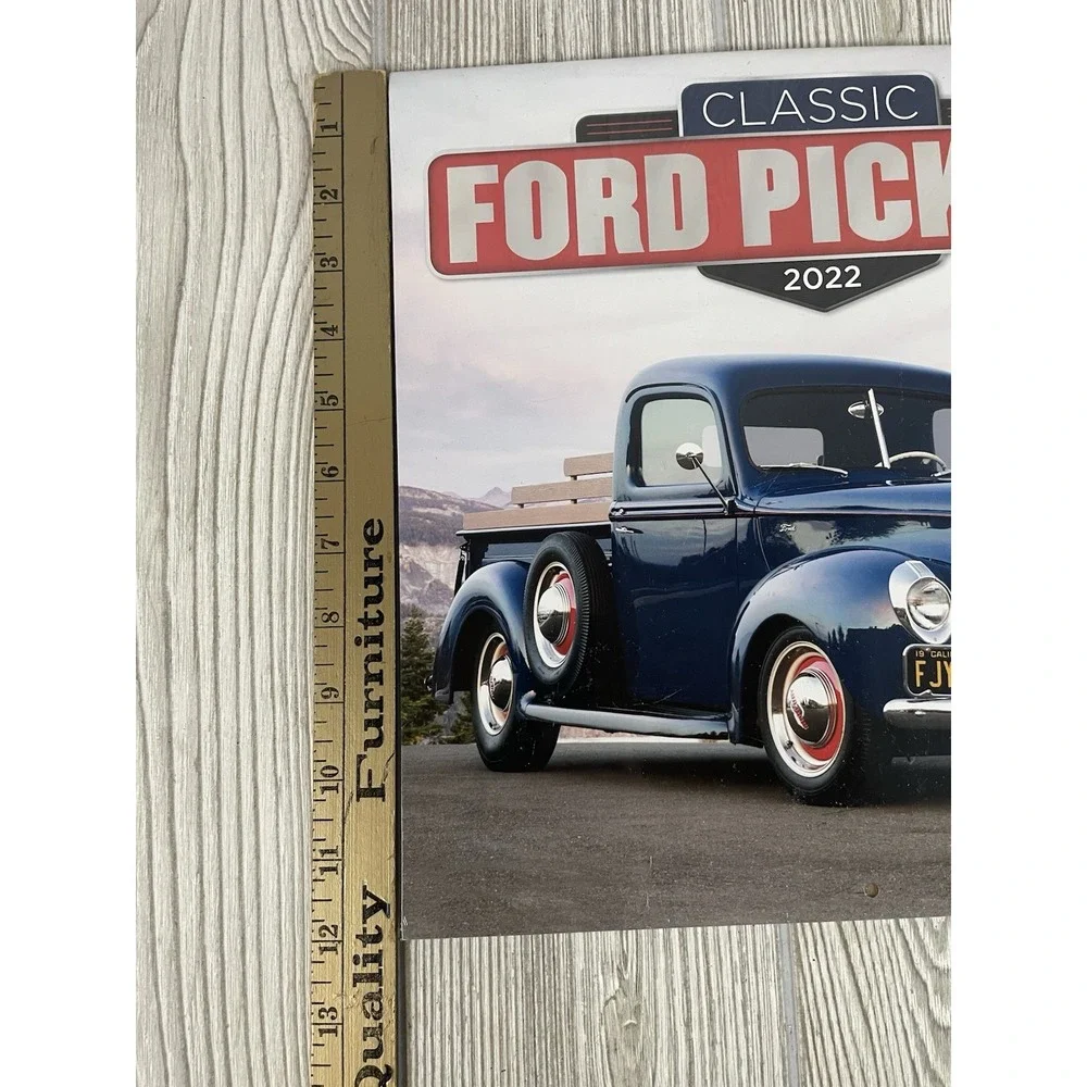 BrownTrout 2022 Classic Ford Pickups 16 Month Wall Calendar Vintage Trucks New